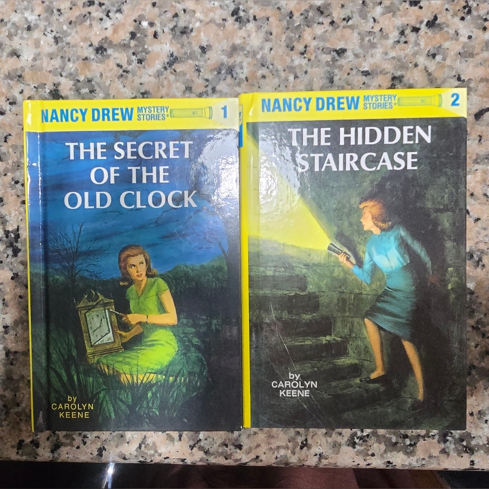 2 Nancy Drew Mystery Stories Books